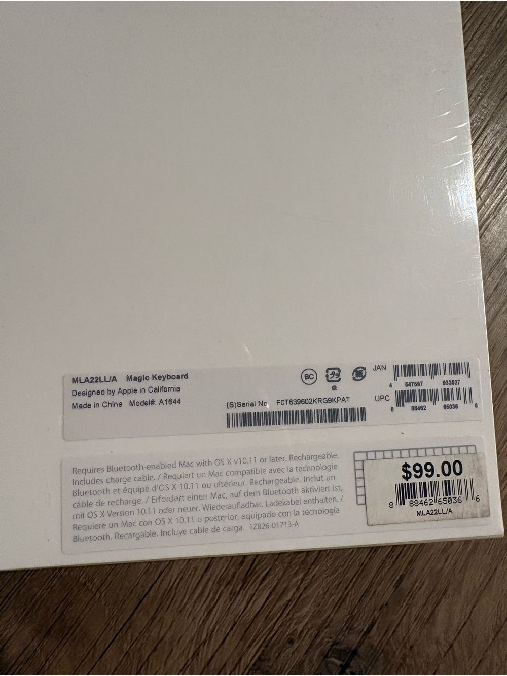 Apple Magic Keyboard - White - Picture 2 of 2